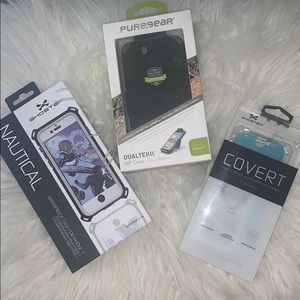 Ghostek + Pure Gear Cases - NEVER USED -iPhone7